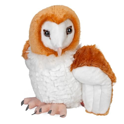 Wild Republic Cuddlekins, lechuza común de peluche de 30 cm