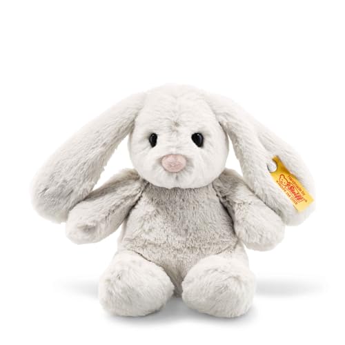 Peluche conejo Steiff Hoppie gris claro, lavable a máquina