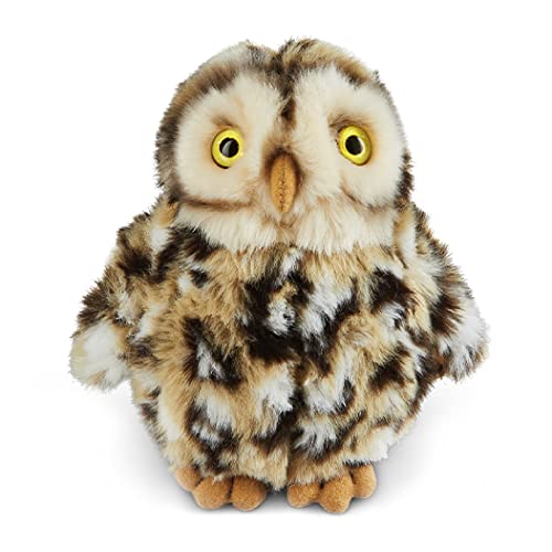 Living Nature, búho pequeño de peluche de 10 cm