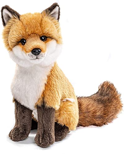 Uni-Toys Rotfuchs — zorro clásico tumbado (27 cm)