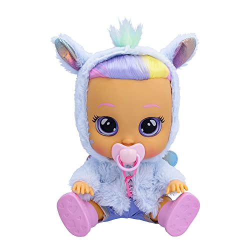 Muñeca Cry Babies Dressy Fantasy Jenna con pelo multicolor