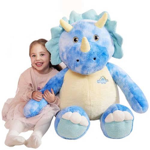 IKASA Tricosaurus Peluche Gigante 78 cm (Triceratops)