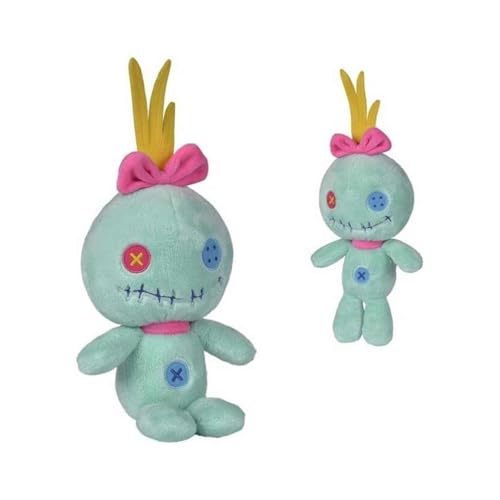 Simba - Disney Peluche Stitch Abrazando un Corazón, 25cm, Material Suave y Agradable, Auténtico Producto Oficial Disney, Adecuado Desde los Primeros Meses de Vida (6315876995X12)