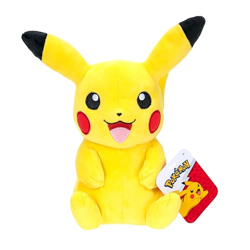 Pokémon Peluche Pikachu Peluche Suave de 20 cm con Detalles auténticos