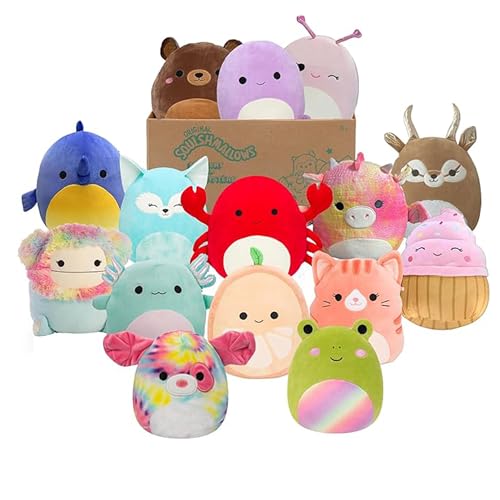 Squishmallows Mystery 3-Pack de 20 cm, figuras sorpresa para coleccionar