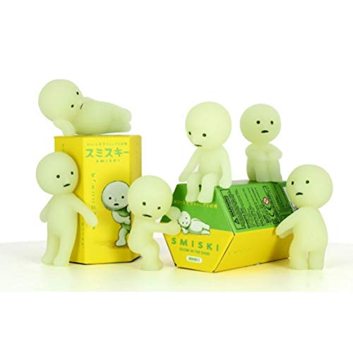 Smiski - Figura de cumpleaños fósforcente