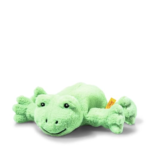 Steiff Cappy, rana de peluche verde de 20 cm (Soft Cuddly Friends)
