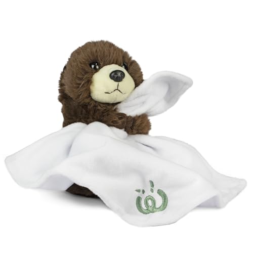 Living Nature, nutria de peluche para bebé con mantita