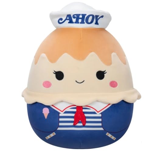 Squishmallows Peluche Original de Stranger Things de 10 Pulgadas USS Butterscotch - Peluche Oficial de Jazwares