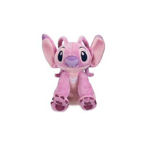 Disney Store Peluche Mediano de Stitch, Altura: 38 cm, Peluche con una Textura Afelpada y Detalles Bordados, Sus Orejas Son Flexibles y caídas, para Todas Las Edades