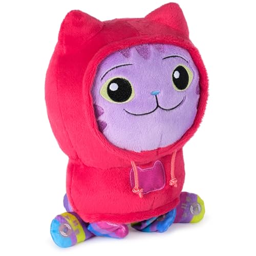Peluche interactivo DJ Capucha (DJ Catnip) 25 cm — DreamWorks oficial