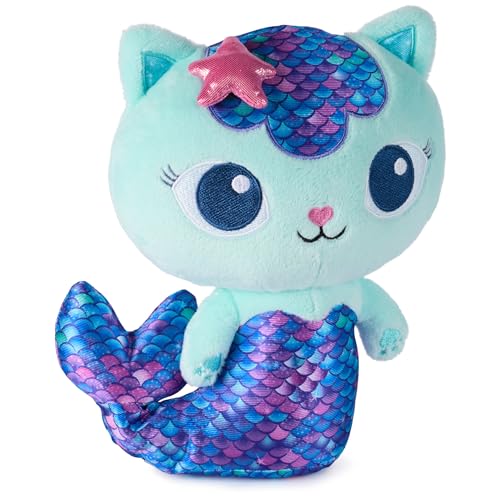 LA CASA DE MUÑECAS DE GABBY - PELUCHE INTERACTIVO GATIRENA GABBY'S DOLLHOUSE 25 CM - 6071766 - Juegos Infantiles - Peluche Gato - Juguetes Niñas 3 años + - Regalo Niña 3 años +
