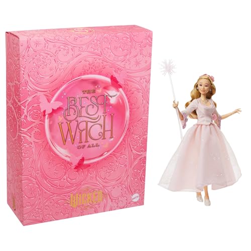 Muñeca Glinda en su burbuja de Wicked: For Good de Mattel, coleccionable