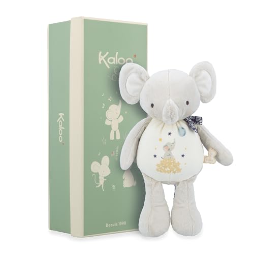 Peluche elefante Kaloo de nacimiento de 28 cm con cascabel integrado