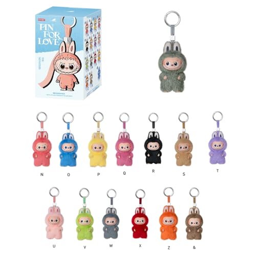 POP MART The Monsters Pin for Love mini colgante de peluche Labubu oficial